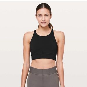 Lululemon x SoulCycle Black Ride & Reflect Workout Yoga Gym Lift Sports Bra 6